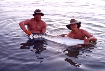 A nice Florida Keys tarpon caught and released with Captain Alex Regan